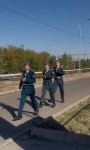 Государственный флаг подняли в ауле Жамбыла