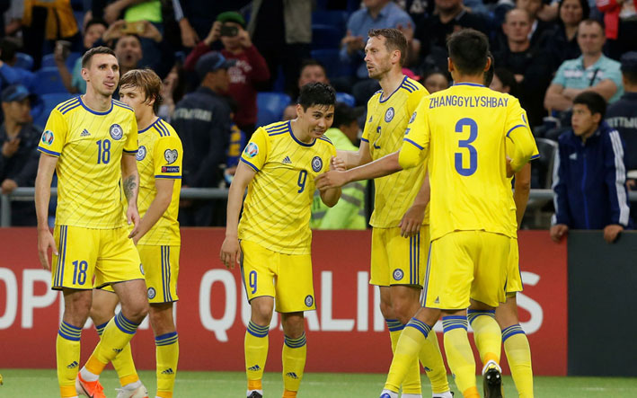 Сборная Казахстана разгромила Сан-Марино и поднялась на третье место в группе отбора на Евро-2020