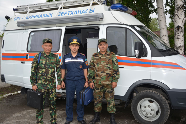 Испытательная пожарная лаборатория действует в Алматинской области
