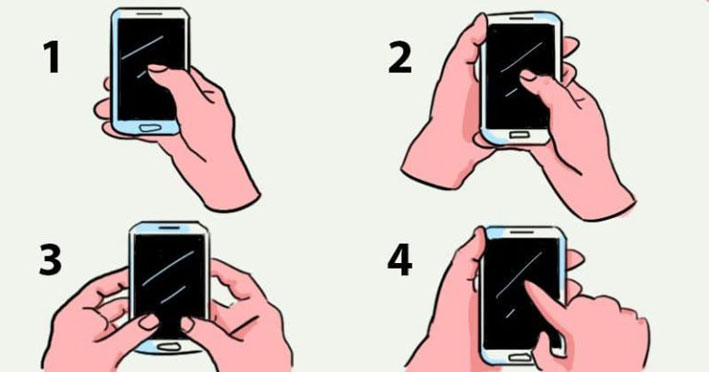 Тест: как ты держишь смартфон?