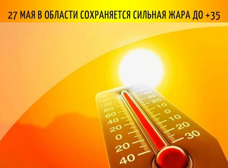Сильная жара сохранится в Алматинской области 27 мая